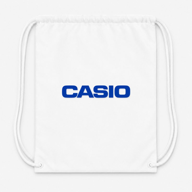 Casio Drawstring Bag - White