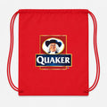 Quaker Food Drawstring Bag - Red