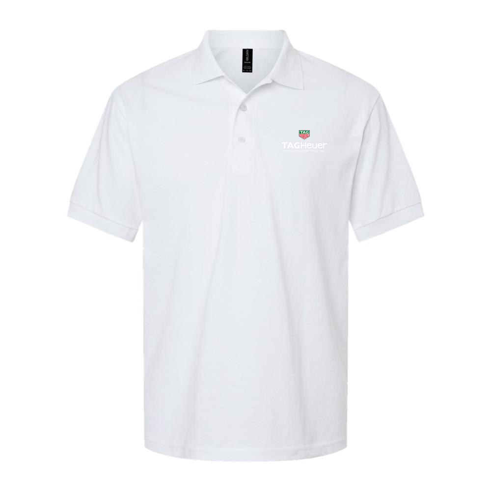 Men's TAG Heuer white Dry Blend Polo - White
