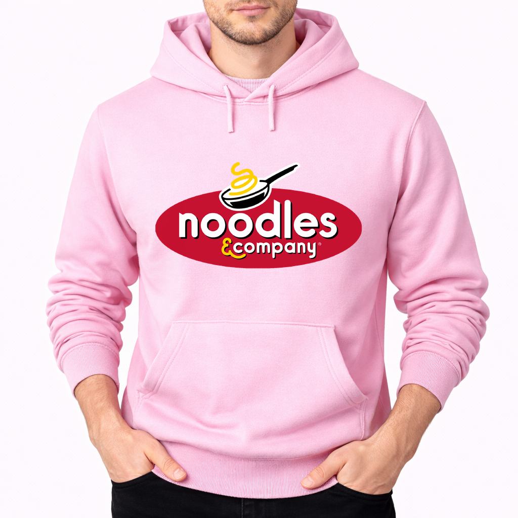 Men's Noodles & Company Pullover Hoodie - Pink