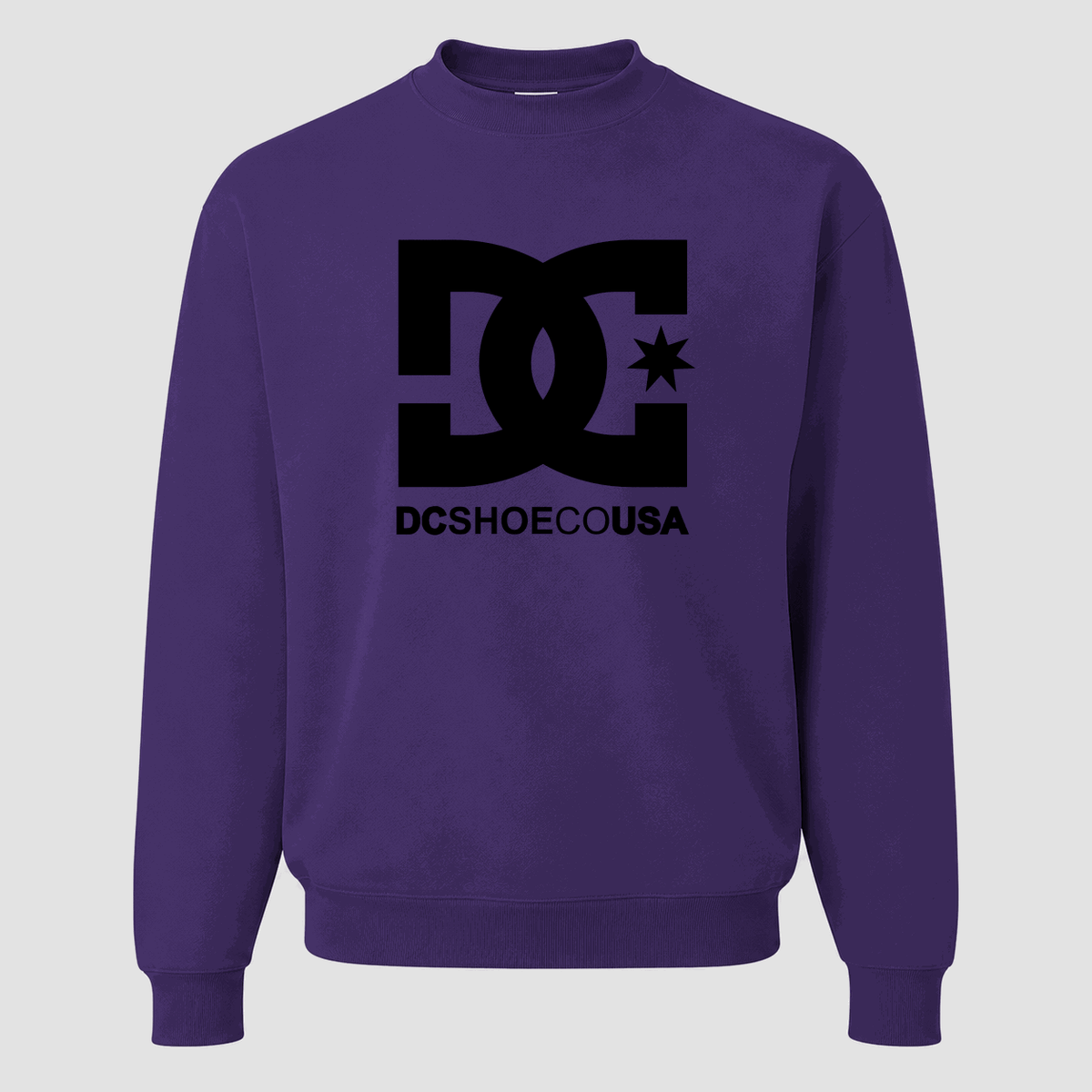 Men's DC Shoes Crewneck Sweatshirt - Purple