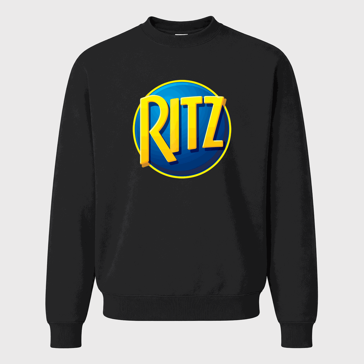 Men's Ritz Crackers Crewneck Sweatshirt - Black