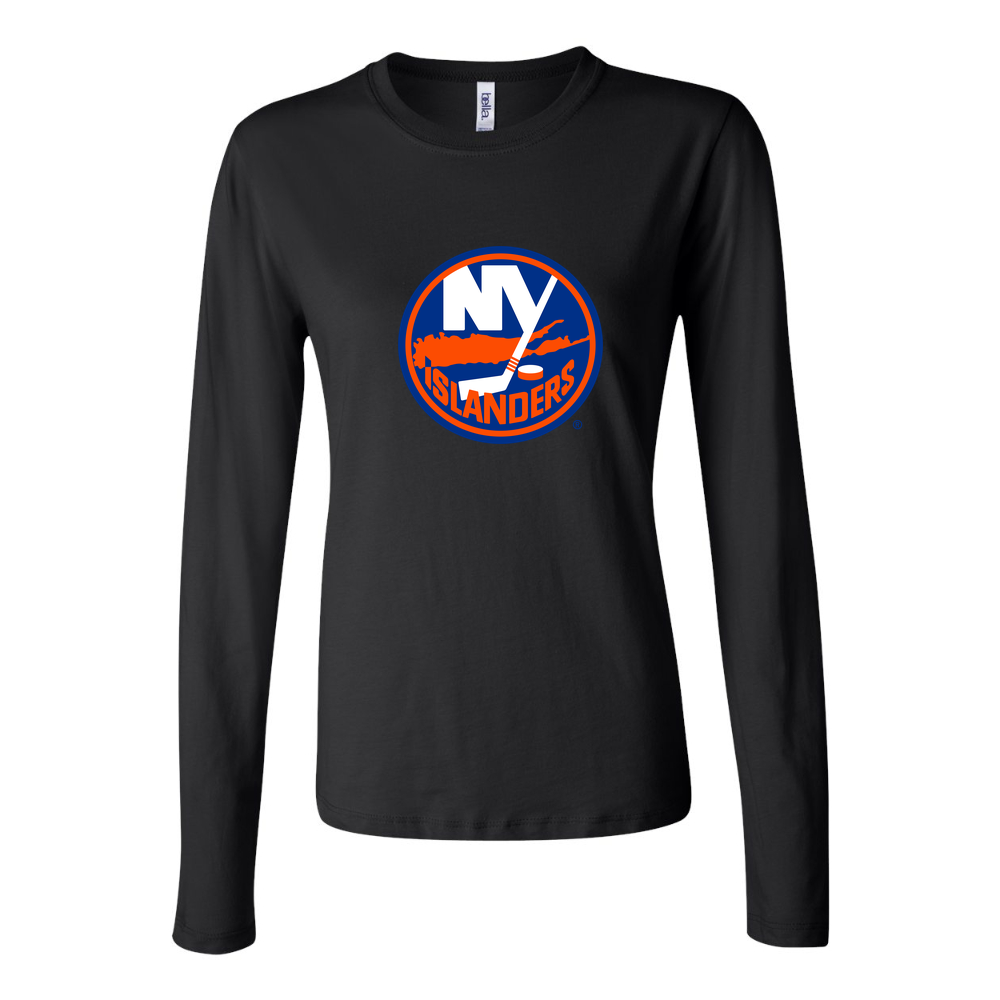 Women's New York Islanders Long Sleeve T-Shirt - Black