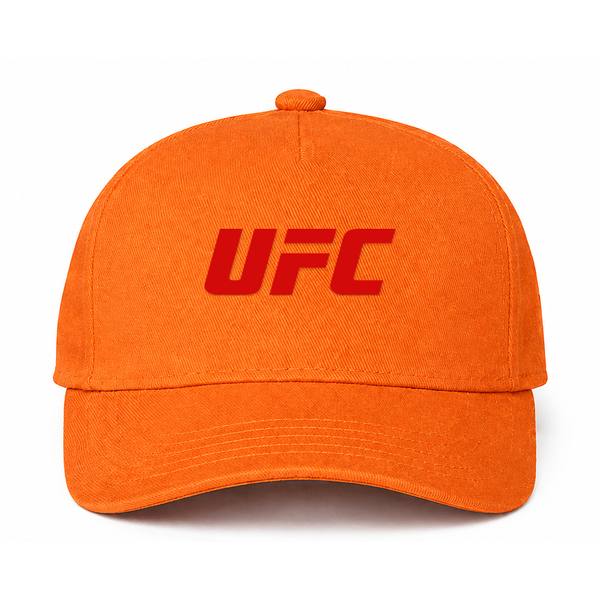 UFC Logo Orange Dad Baseball Cap Hat