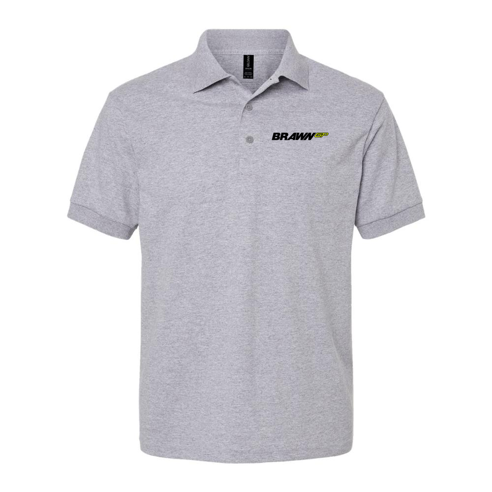 Men's Brawn GP Dry Blend Polo - Gray
