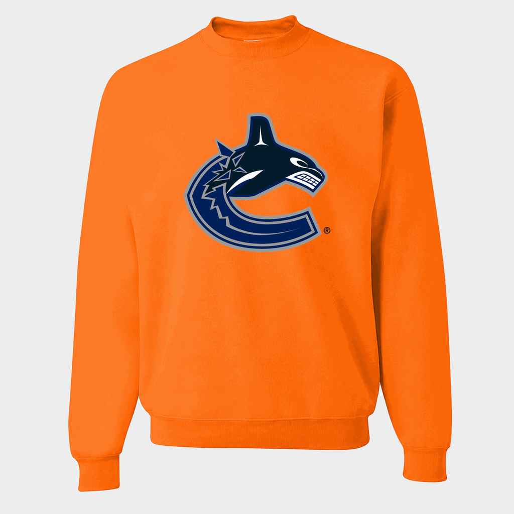 Men's Vancouver Canucks Crewneck Sweatshirt - Orange