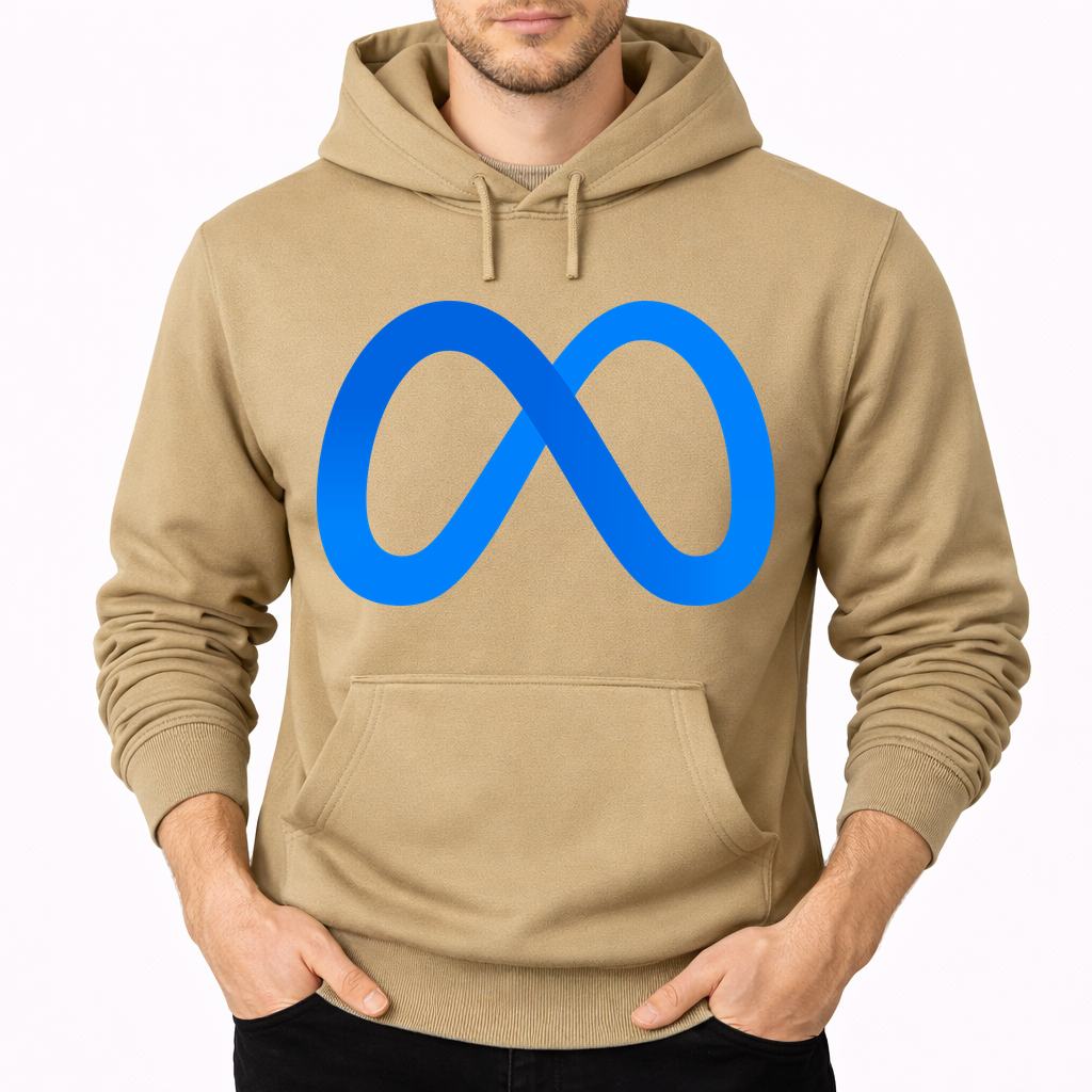 Men's Meta Pullover Hoodie - Tan
