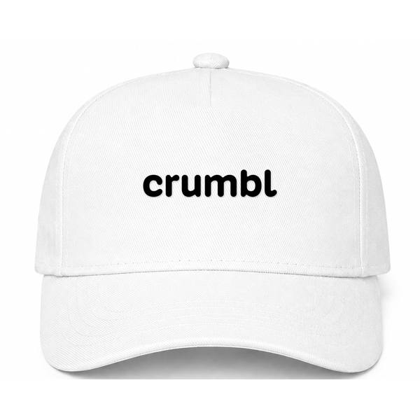 Crumbl Cookies Logo White Dad Baseball Cap Hat