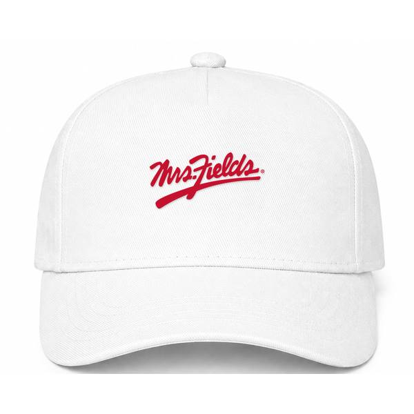 Mrs. Fields Logo White Dad Baseball Cap Hat