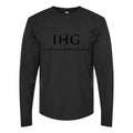 Men's IHG-Logo-1536x966 Long sleeves Cotton Blend T-Shirt - Black