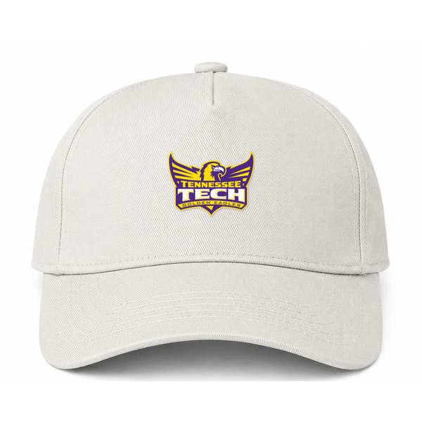 Tennessee Tech Golden Eagles Logo Beige Dad Baseball Cap Hat