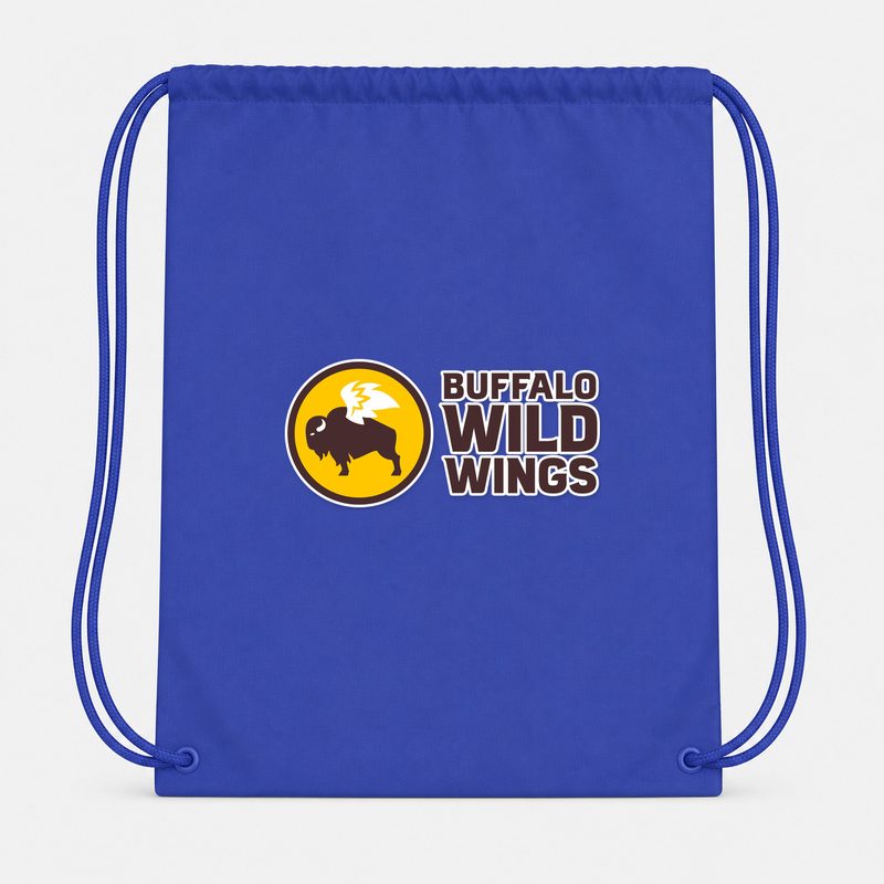 Buffalo Wild Wings Drawstring Bag - Blue