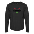 Men's Logo-Sbarro-1536x864 Long sleeves Cotton Blend T-Shirt - Black