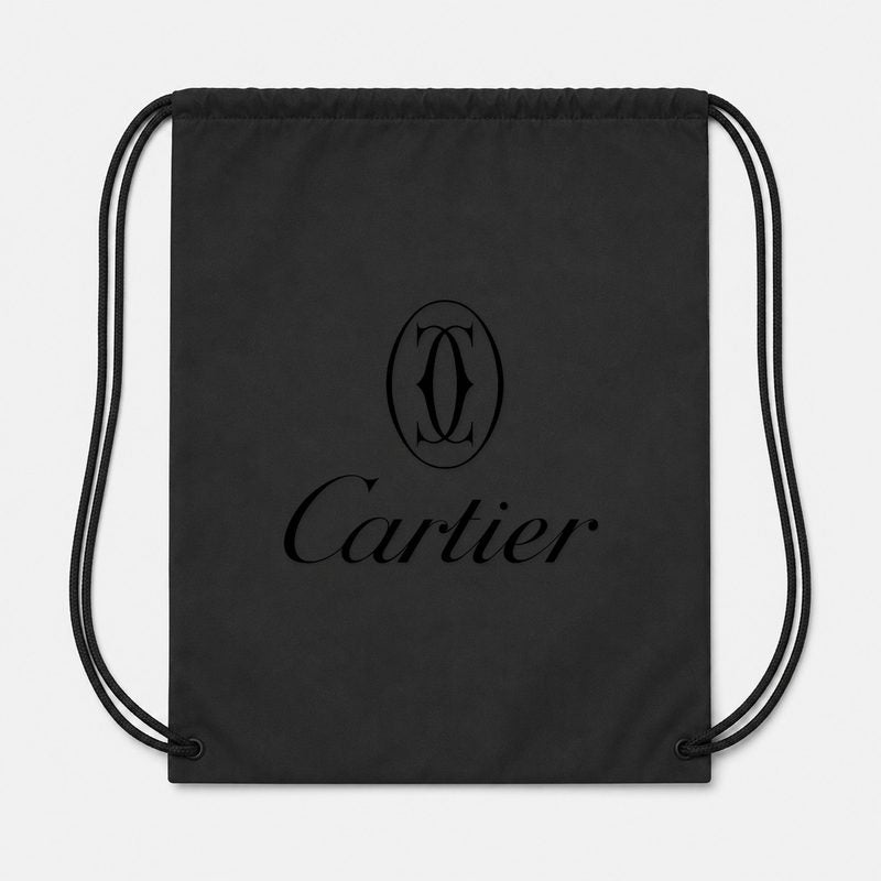 Cartier Black Drawstring Bag - Black