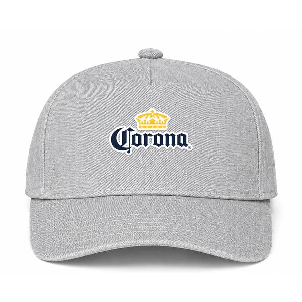 Corona Logo Gray Dad Baseball Cap Hat