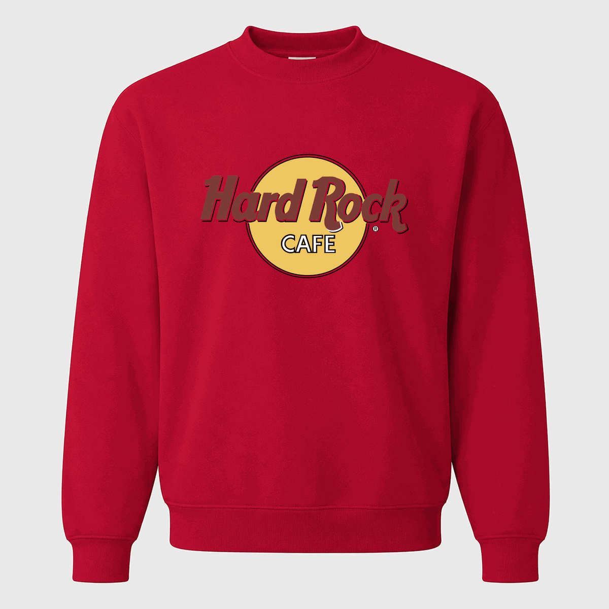 Men's Hard Rock Cafe Crewneck Sweatshirt - Red