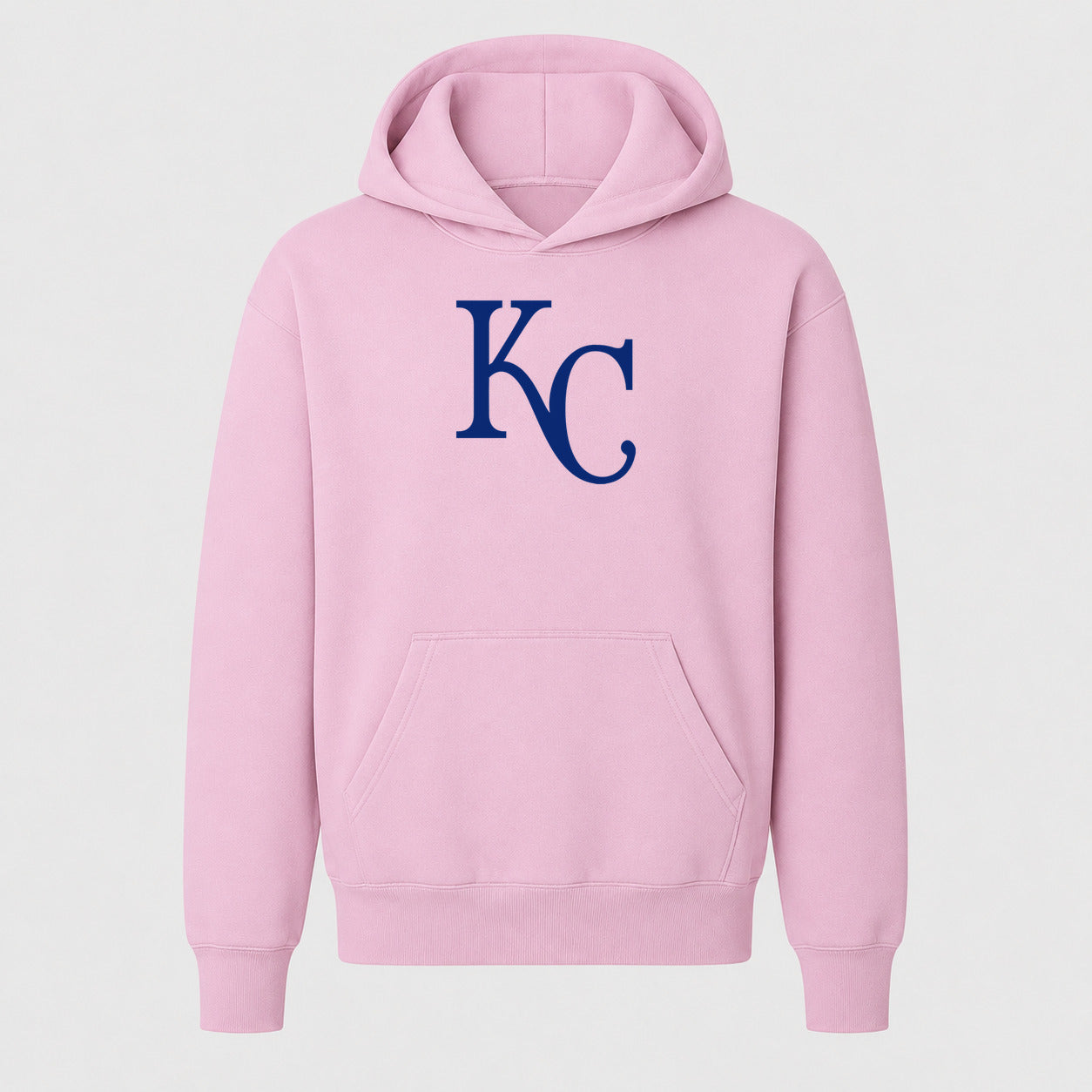 Youth Kansas City Royals Pullover Hoodie - Light Pink