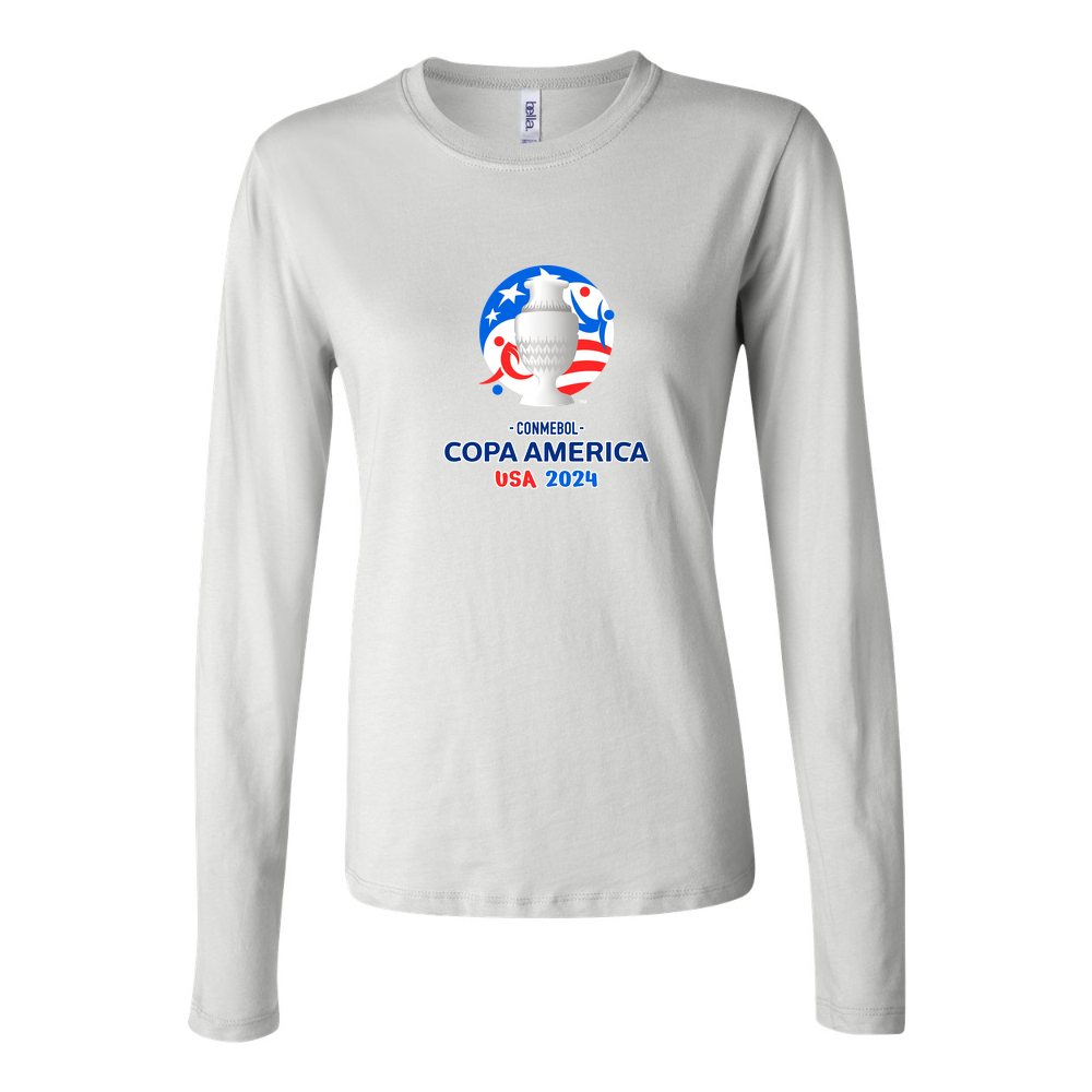 Women's Copa América 2024 Long Sleeve T-Shirt - White