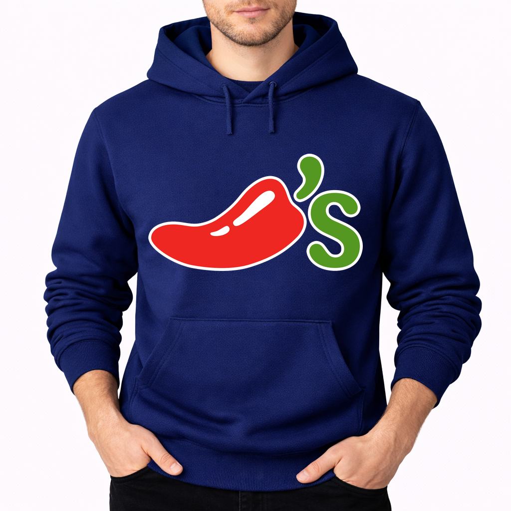 Men's Chili's Pullover Hoodie - Navy