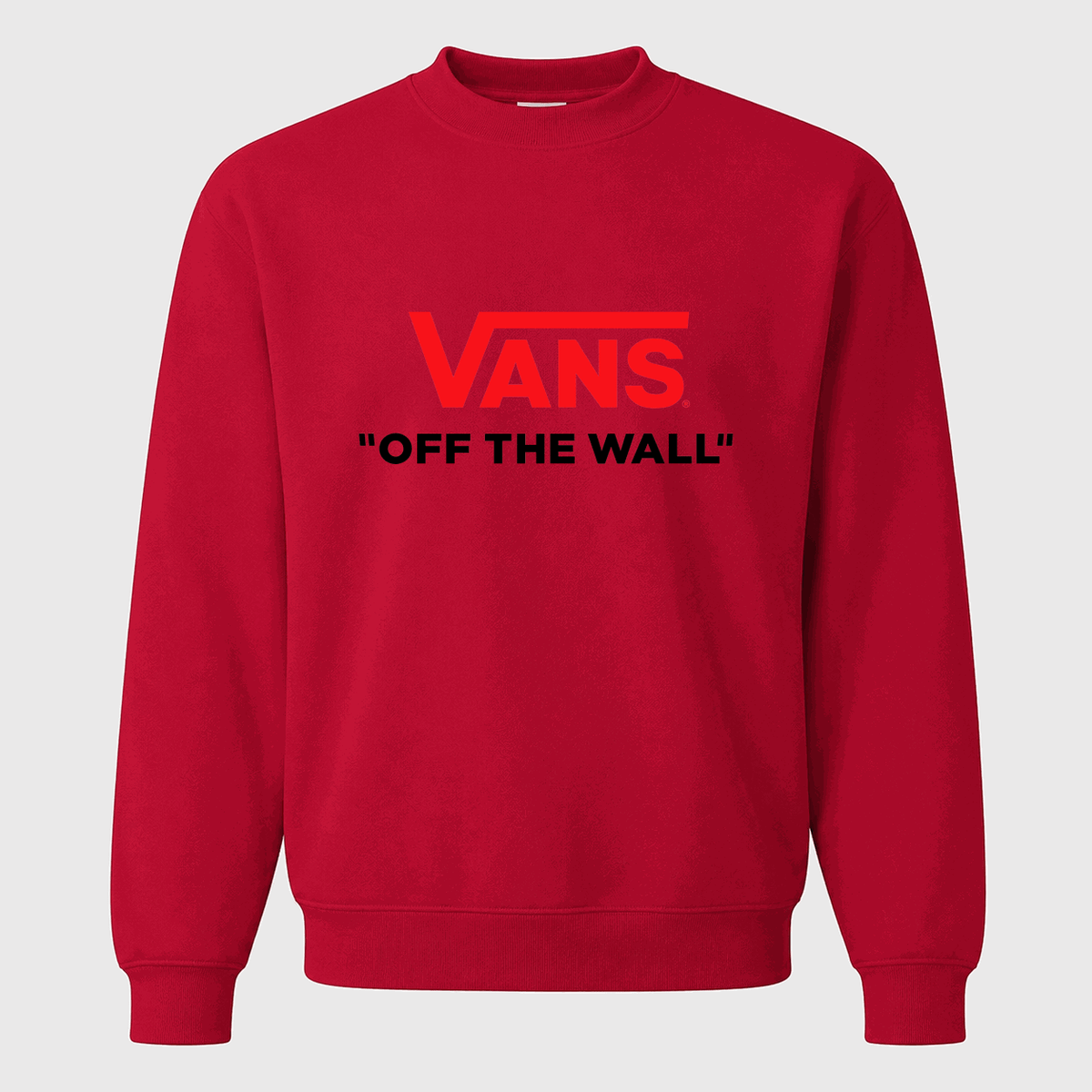Men's Vans Crewneck Sweatshirt - Red
