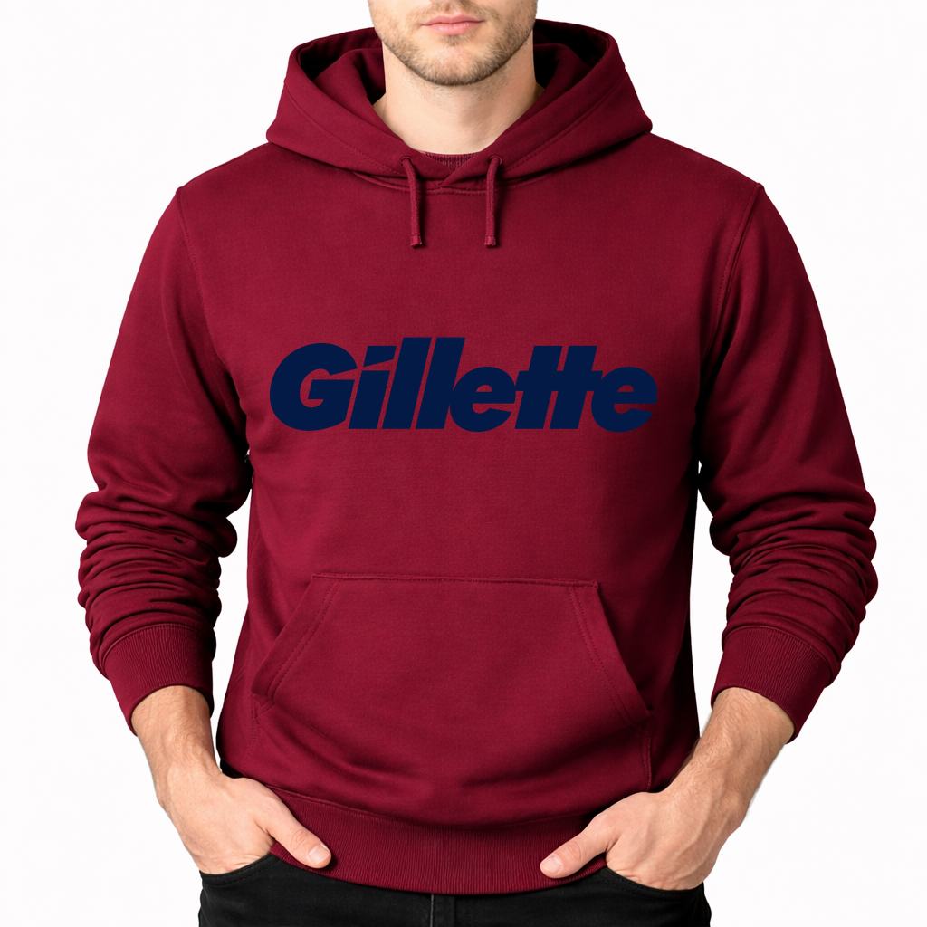 Men's Gillette Pullover Hoodie - Burgundy