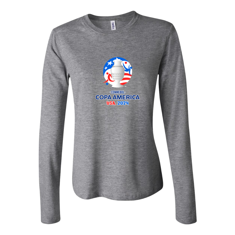 Women's Copa América 2024 Long Sleeve T-Shirt - Gray