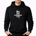 Men's Houston Rockets Army Green Pullover Hoodie - Black
