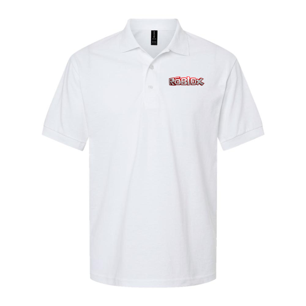 Men's Roblox Dry Blend Polo - White
