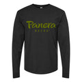 Men's Panera-Bread-logo Long sleeves Cotton Blend T-Shirt - Black