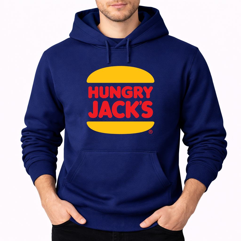 Men's Hungry Jacks Pullover Hoodie - Navy