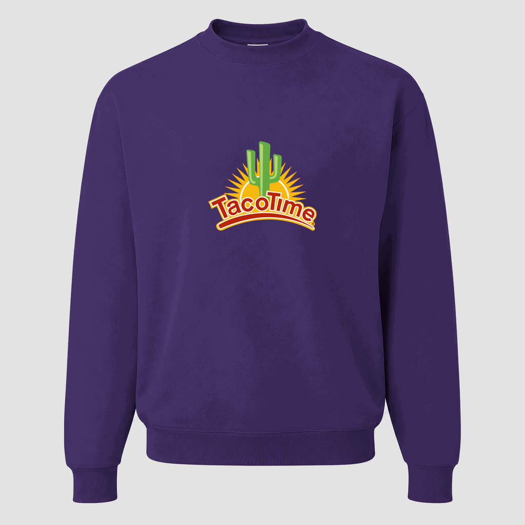 Men's TacoTime Crewneck Sweatshirt - Purple