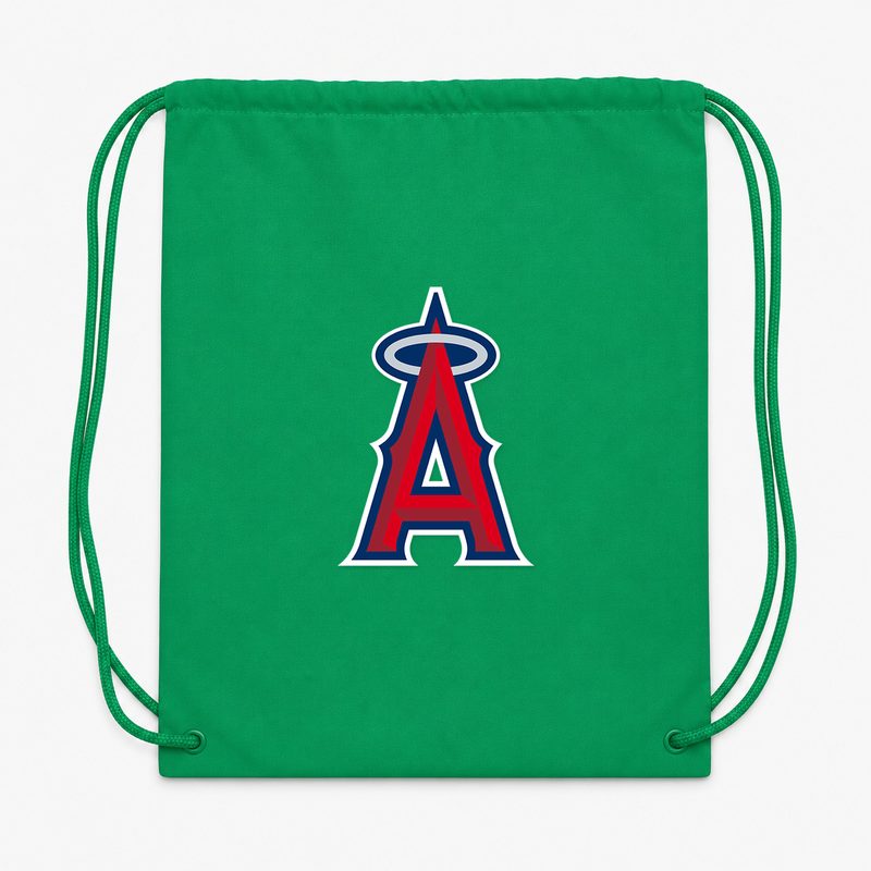 Los Angeles Angels Drawstring Bag - Green