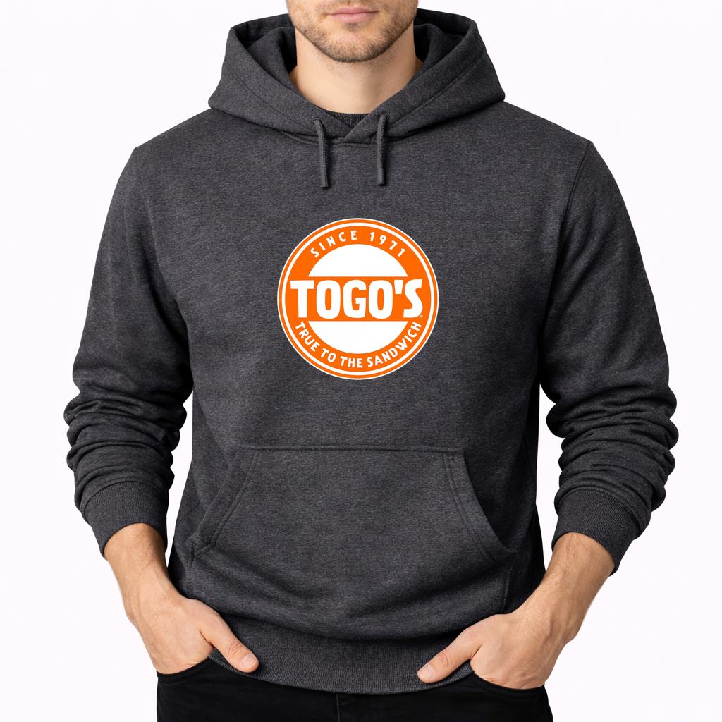 Men's Togo's Pullover Hoodie - Charcoal