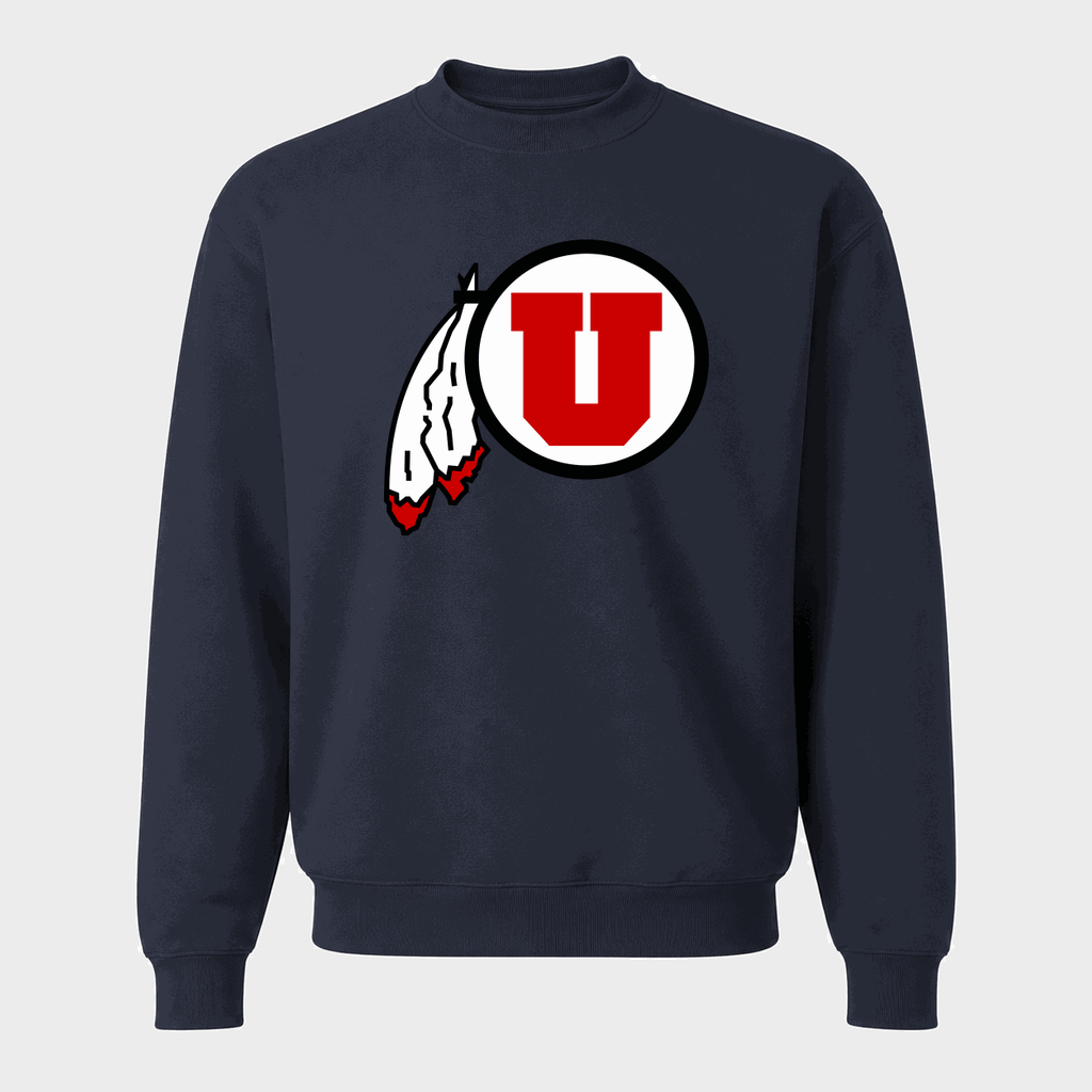 Men's Utah Utes Crewneck Sweatshirt - Navy