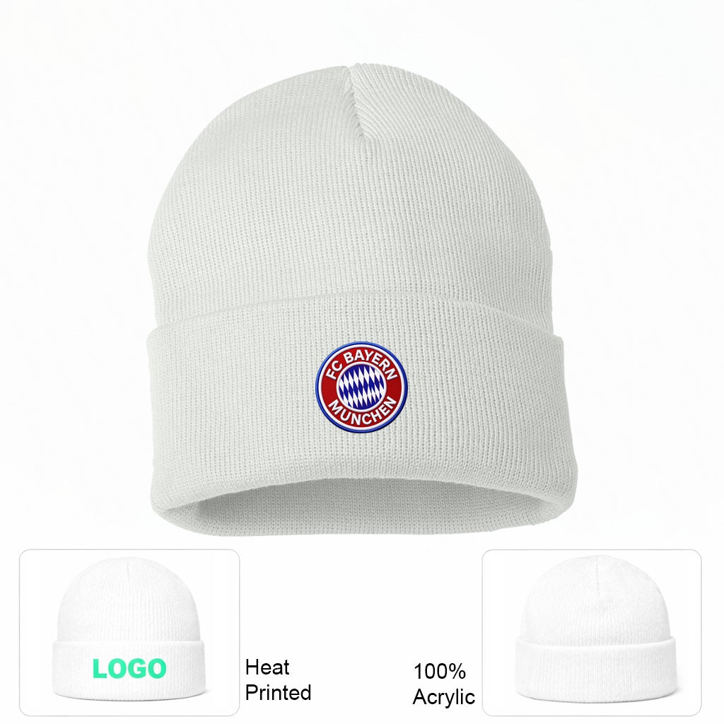 FC Bayern Munich Beanie Hat - White