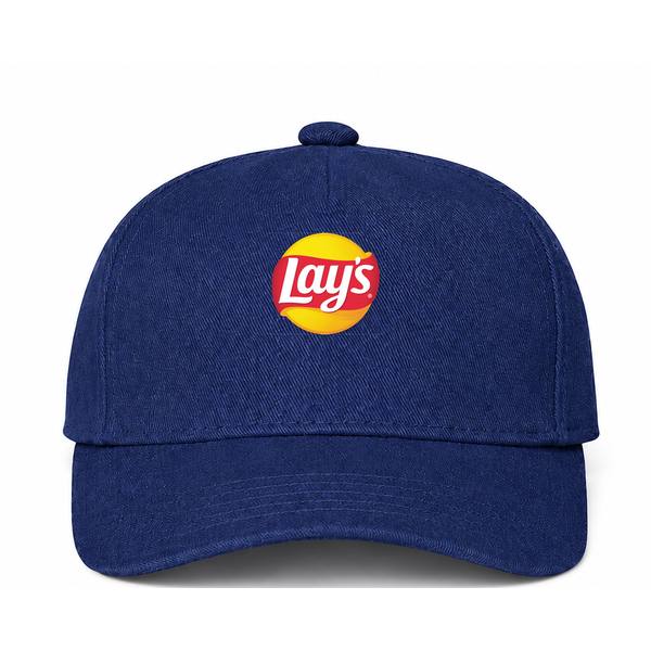 Lay's Logo Navy Dad Baseball Cap Hat