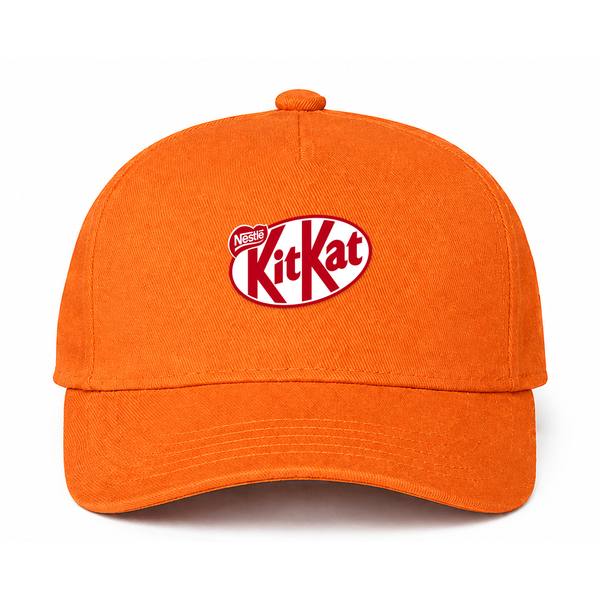 Kit Kat Logo Orange Dad Baseball Cap Hat