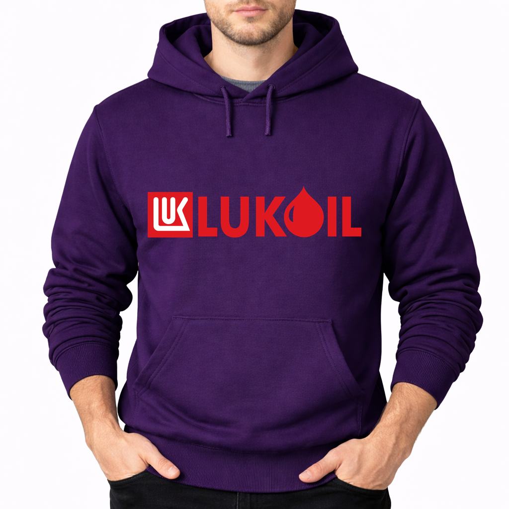 Men's Lukoil Pullover Hoodie - Purple