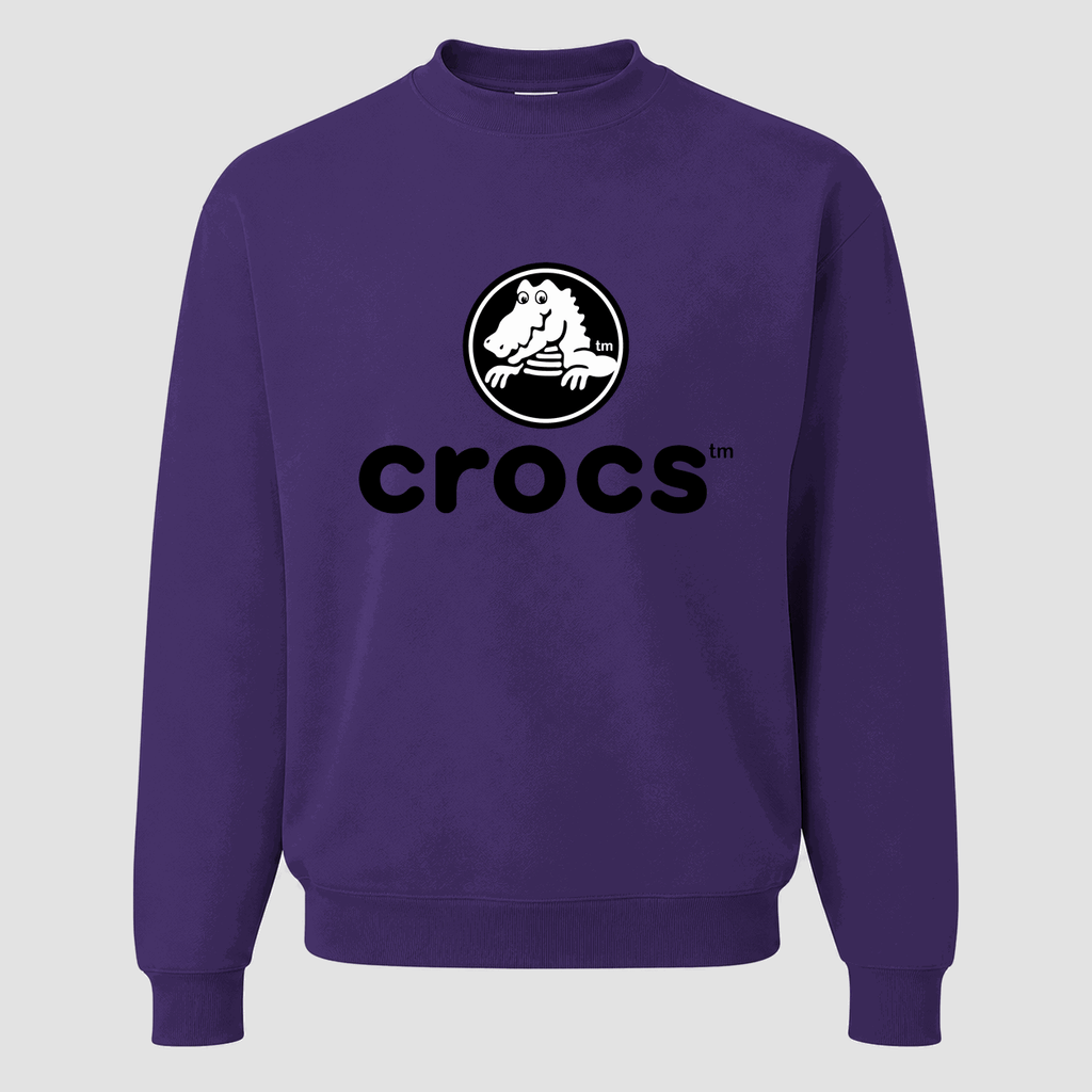 Men's Crocs Crewneck Sweatshirt - Purple