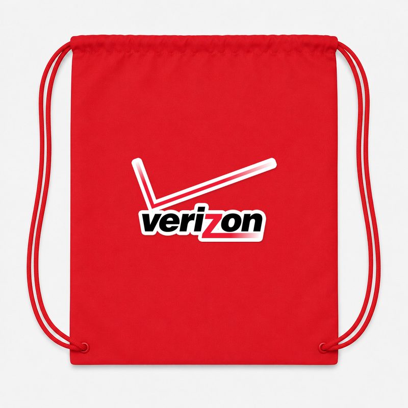 Verizon Wireless Drawstring Bag - Red