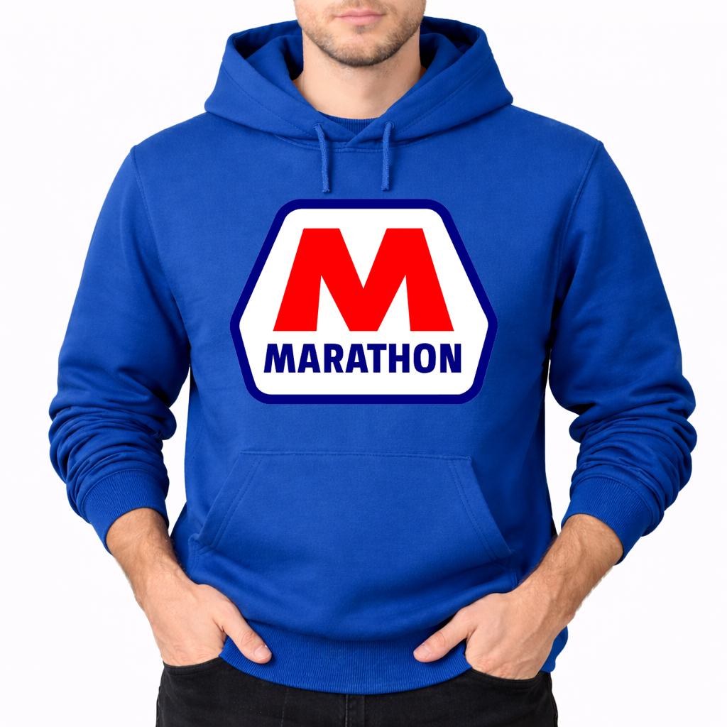 Men's Marathon Pullover Hoodie - Blue