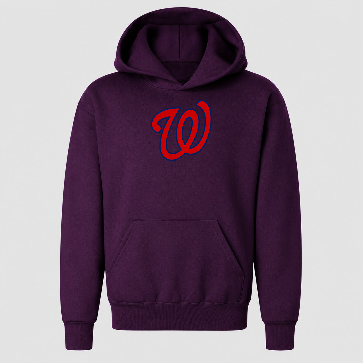 Youth Washington Nationals Pullover Hoodie - Purple