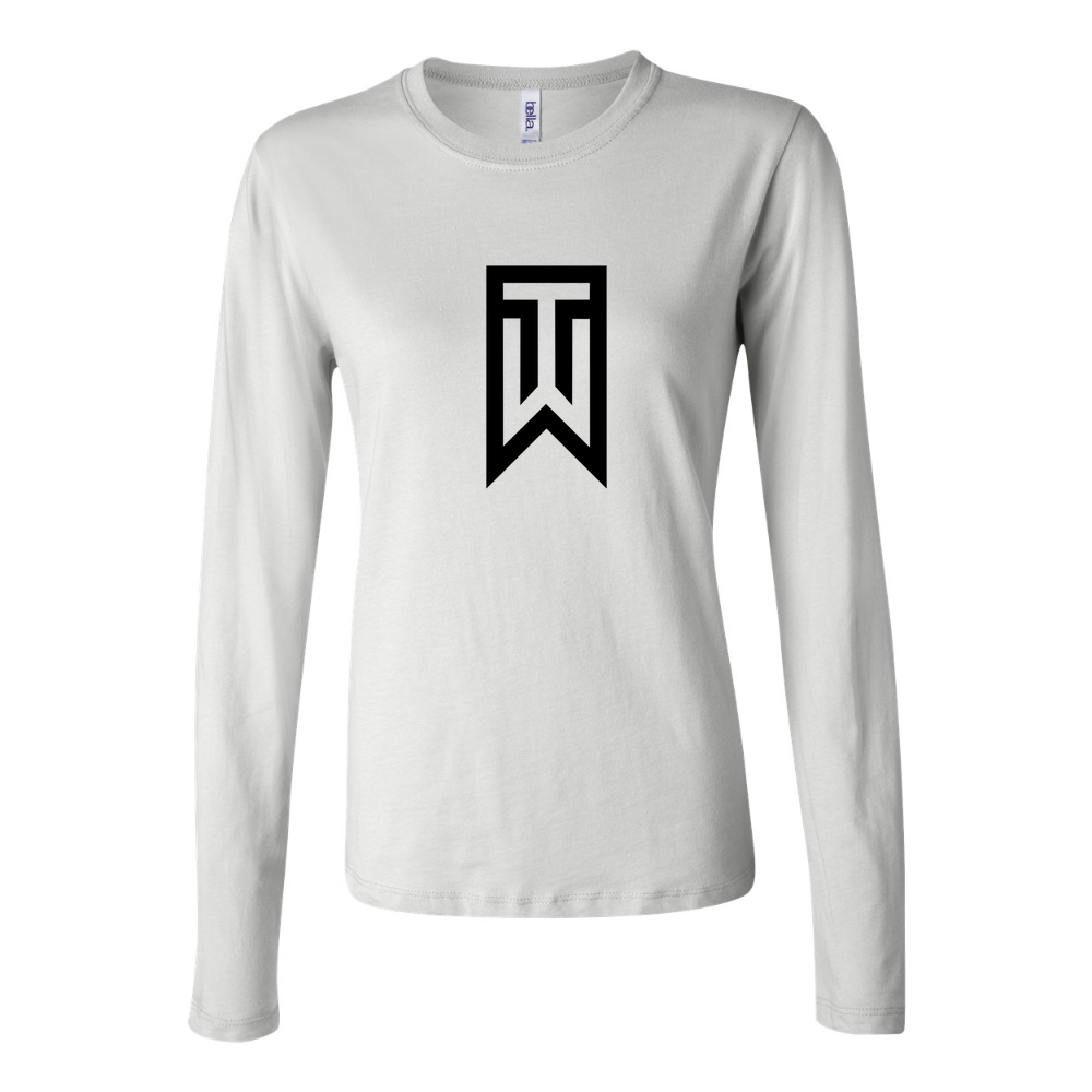 Women's Tiger Woods Long Sleeve T-Shirt - White