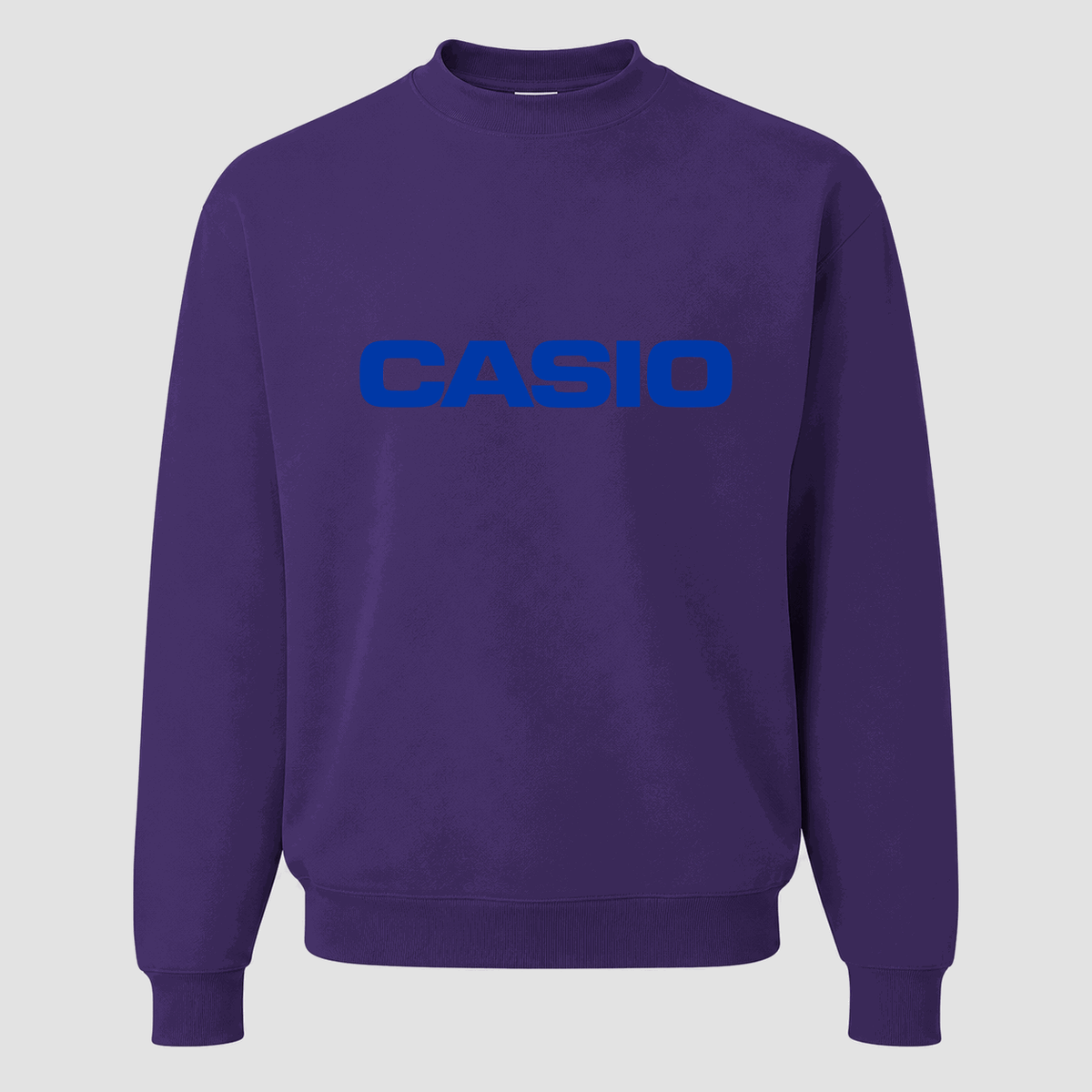 Men's Casio Crewneck Sweatshirt - Purple