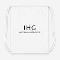 IHG Drawstring Bag - White