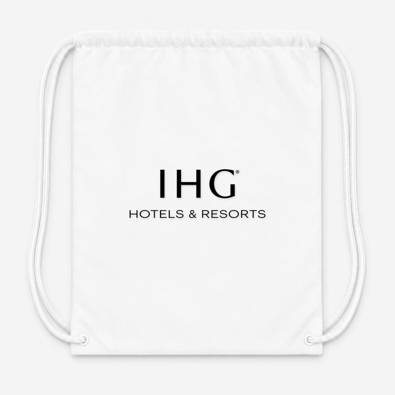 IHG Drawstring Bag - White