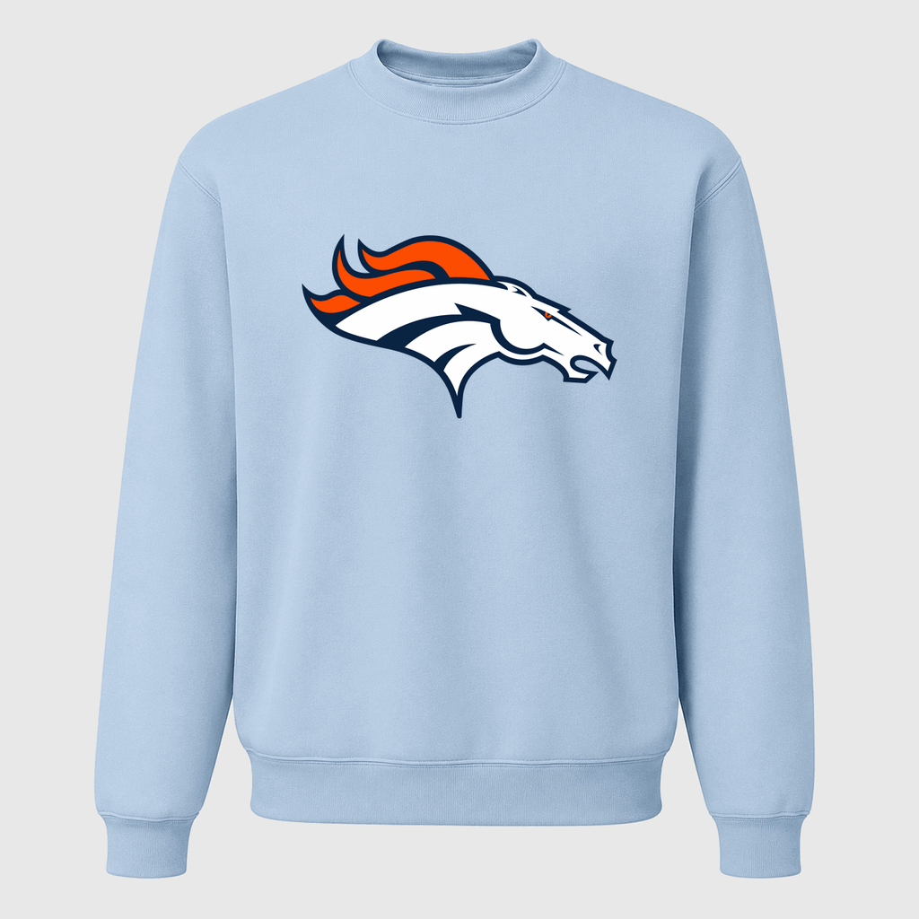 Men's Denver Broncos Crewneck Sweatshirt - Sky Blue