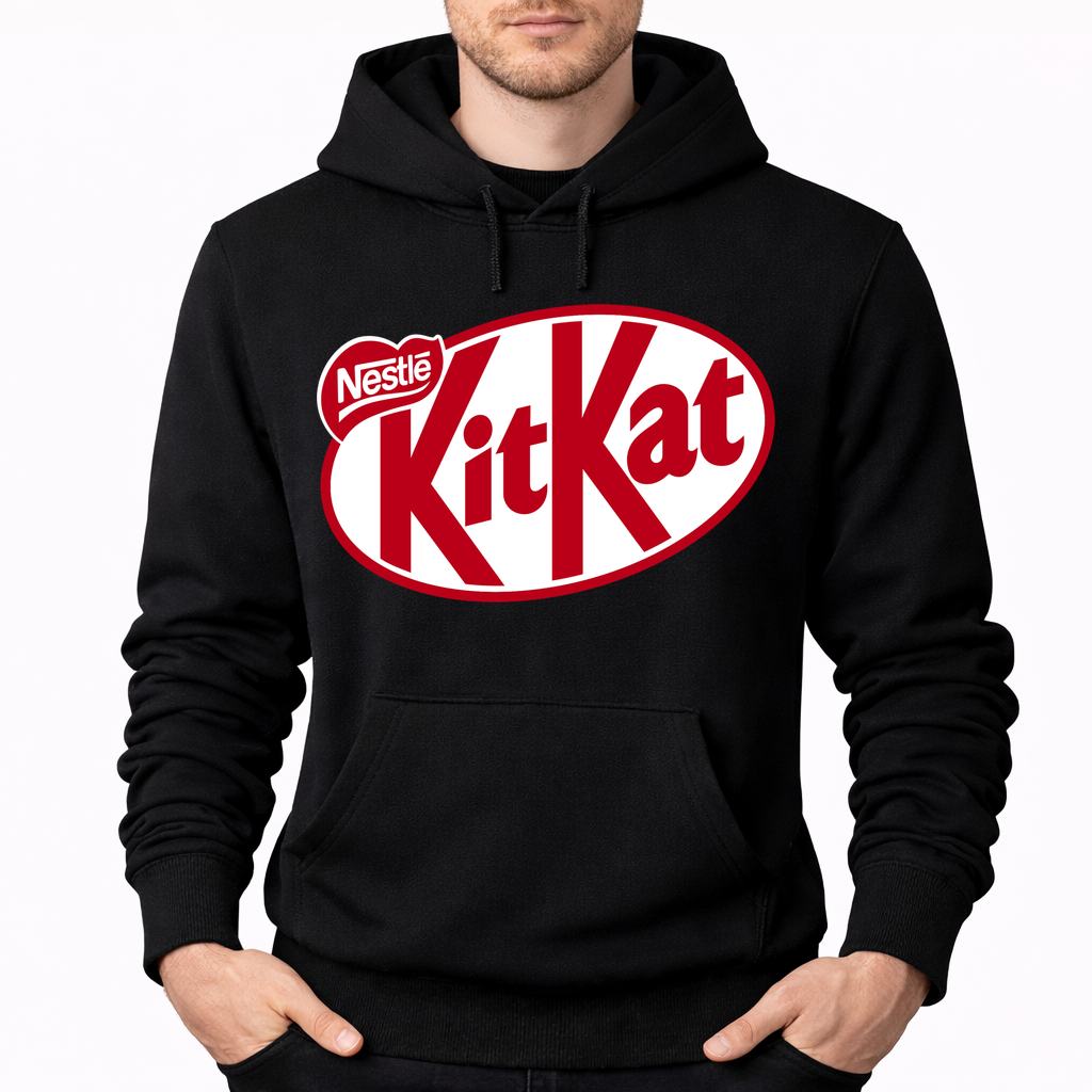 Men's Kit Kat Pullover Hoodie - Black