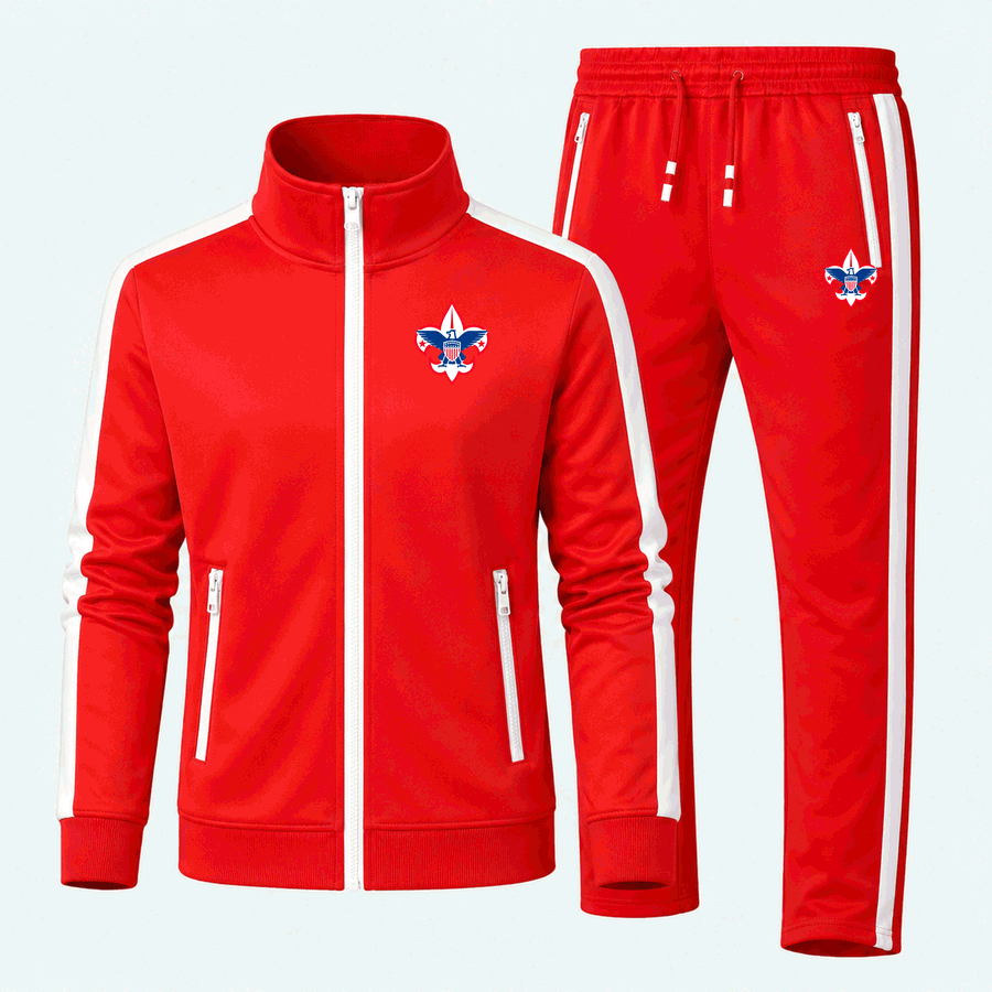 Boy Scout tracksuit in Red