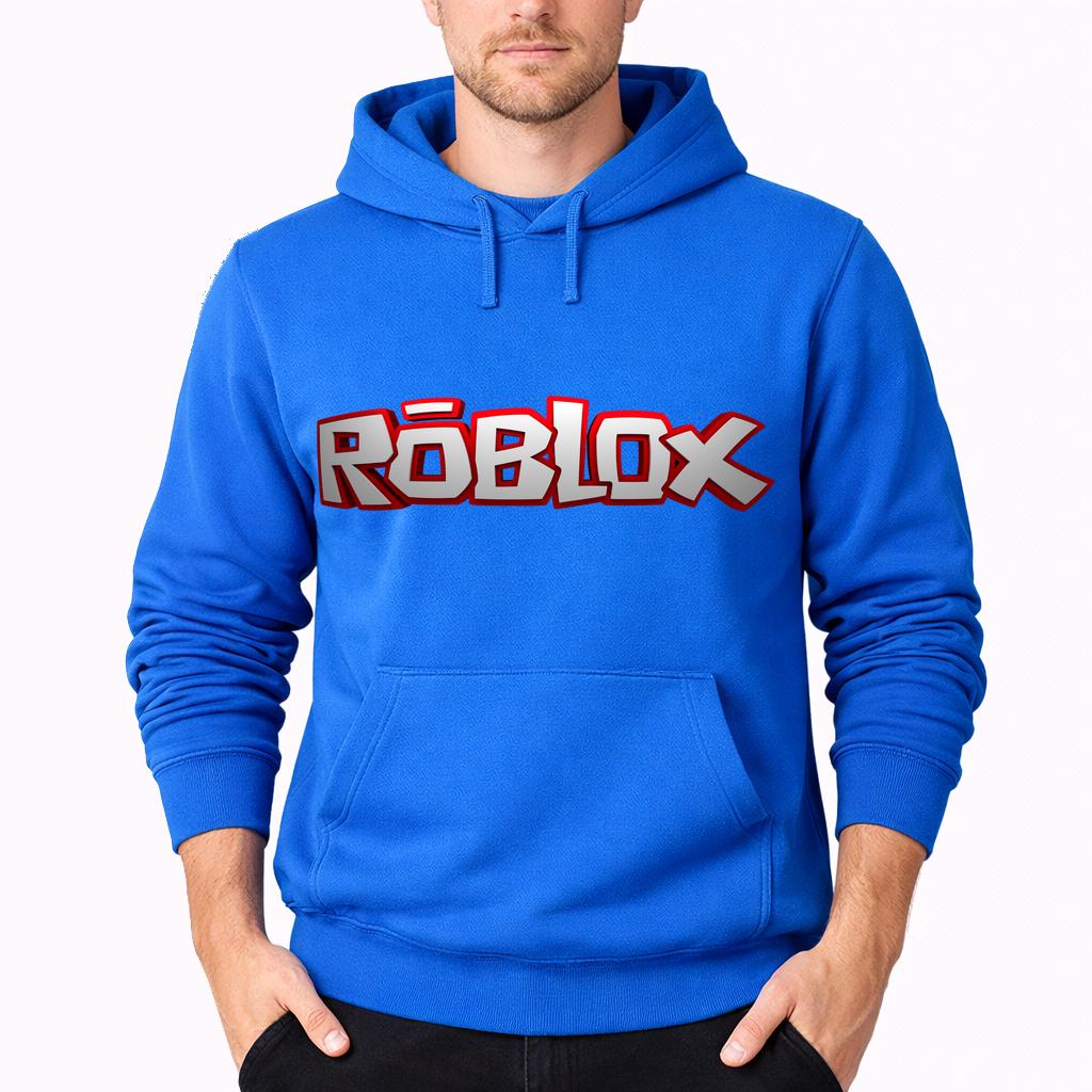 Men's Roblox Pullover Hoodie - Azure
